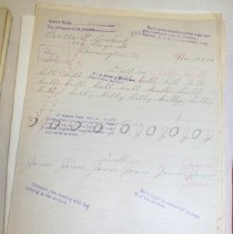 Bertha Lambert's penmanship drills